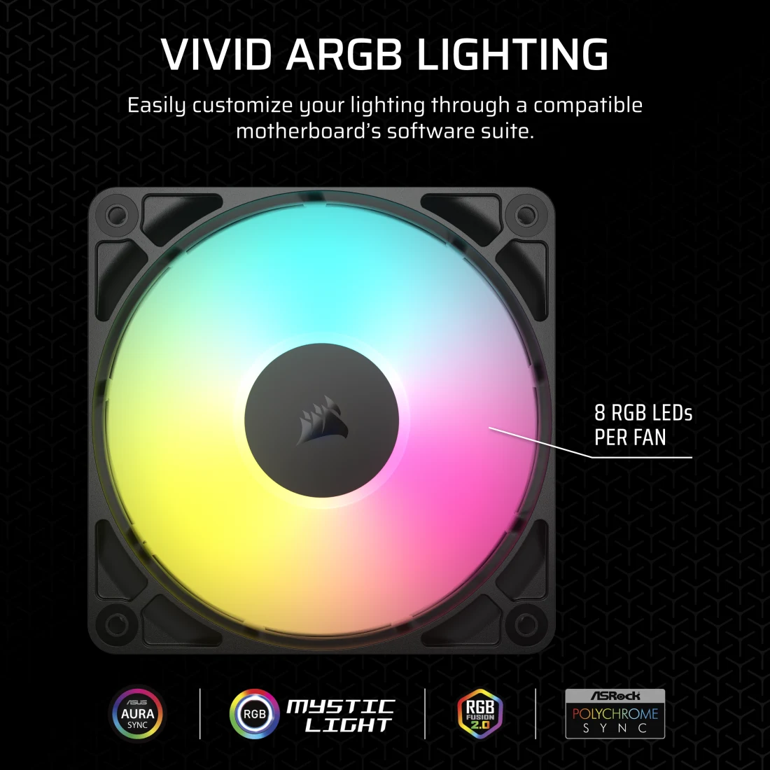 RS120 ARGB 120mm PWM Fan