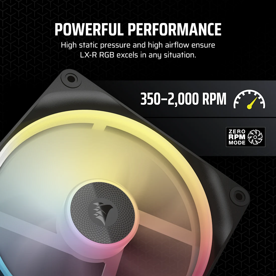 iCUE LINK LX140-R RGB 140mm PWM Reverse Fan Expansion