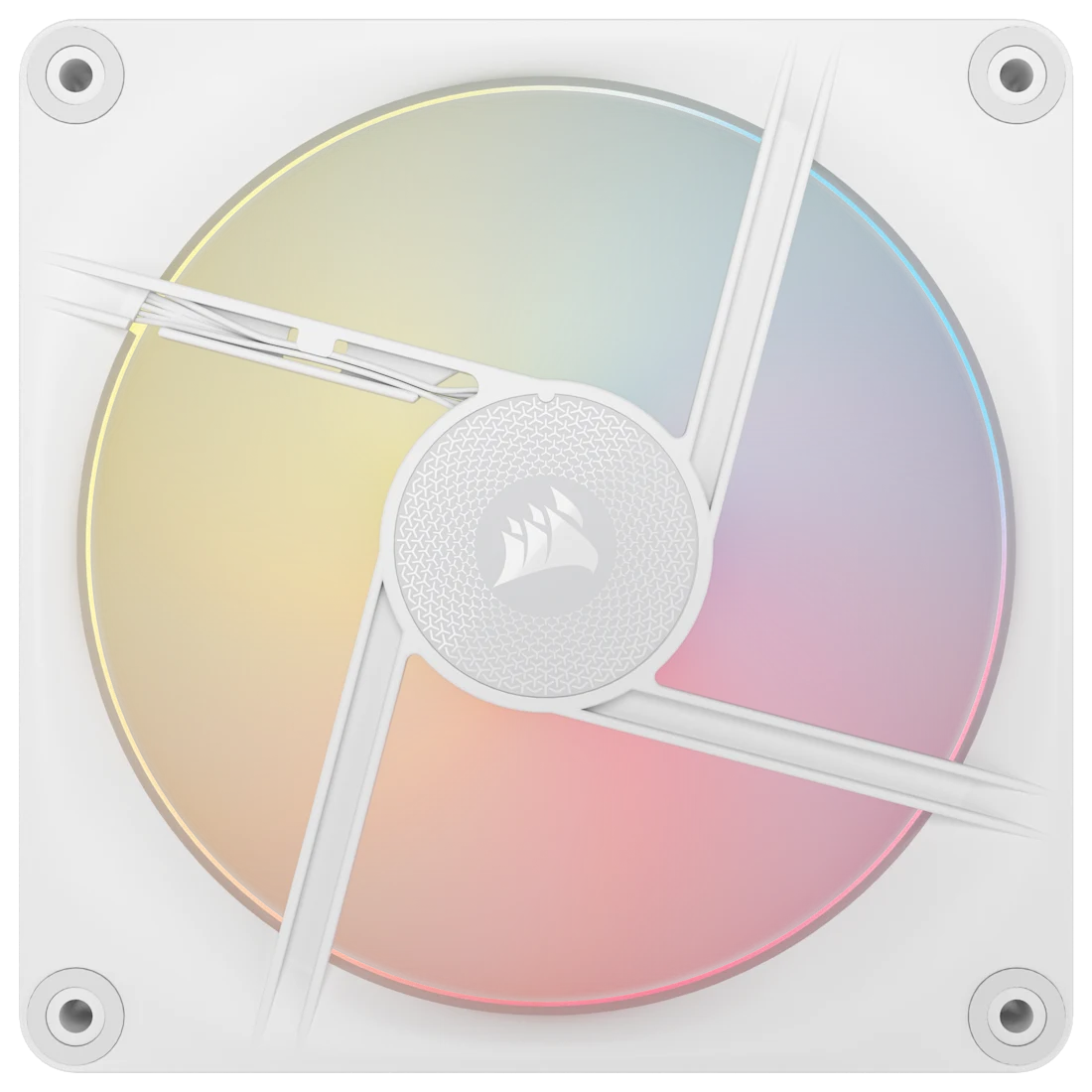 iCUE LINK LX140-R RGB 140mm PWM Reverse Fan Expansion - White - Thumbnail 4