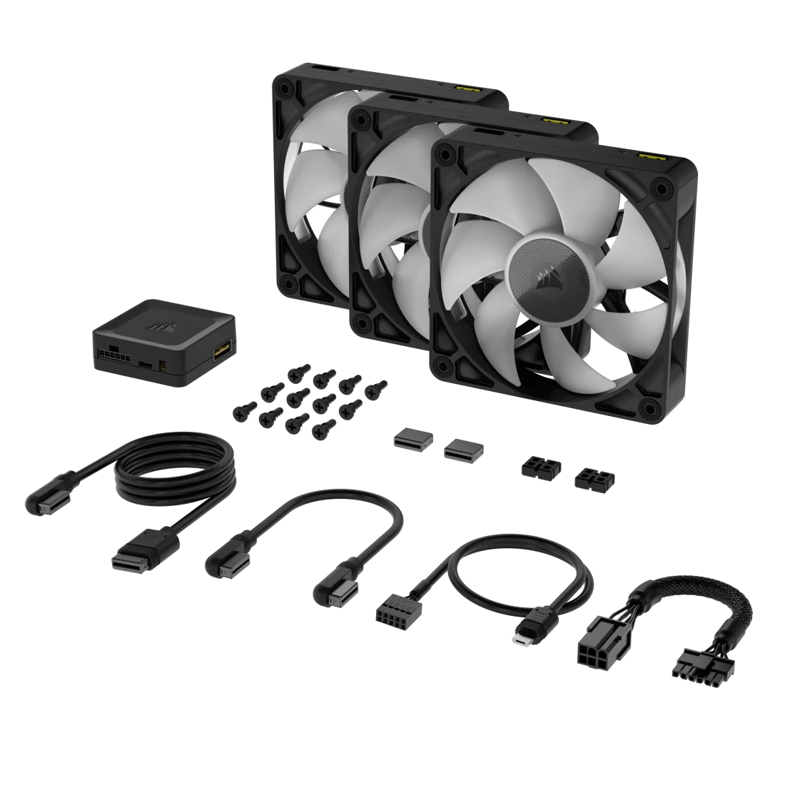 CORSAIR iCUE LINK RX120 RGB Triple 120mm PWM Fan Starter Kit - Thumbnail 2