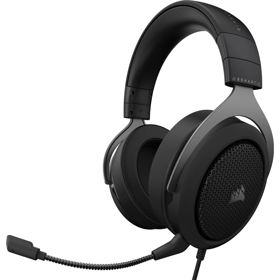 洋服通販 - 新作アイテムを HS60 HAPTIC Stereo Gaming Headset with Haptic Bass — Carbon ヘッドホン