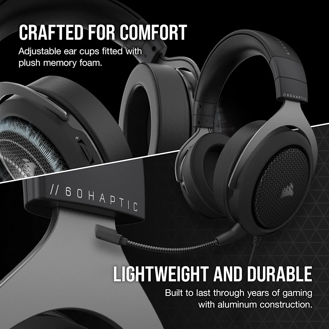 HS60 HAPTIC Stereo Gaming Headset - Thumbnail 3