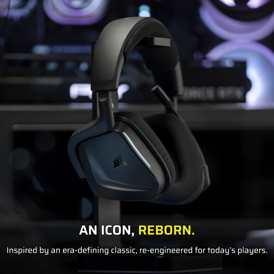 VOID WIRELESS v2 Gaming Headset - Carbon אוזניות גיימינג אלחוטיות VOID WIRELESS v2 מבית Corsair