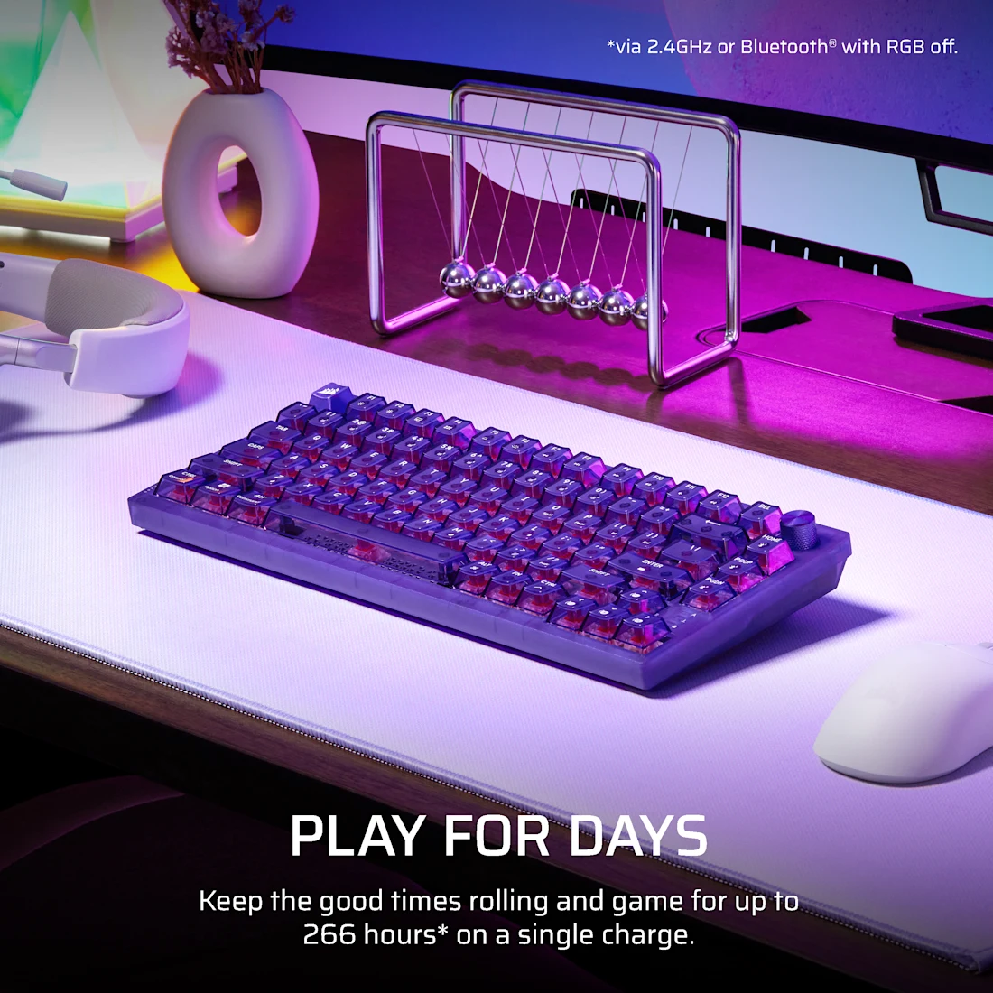 Corsair K65 Plus Wireless Mechanical Keyboard - Thumbnail 3