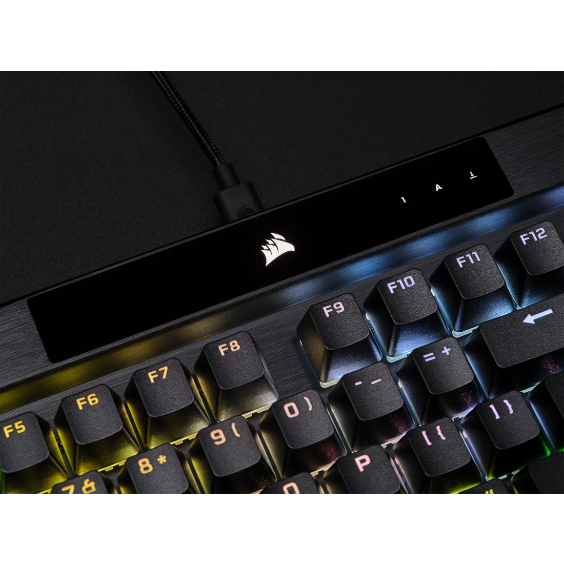 K70 PRO RGB Optical-Mechanical Gaming Keyboard with PBT DOUBLE SHOT PRO Keycaps - Thumbnail 5