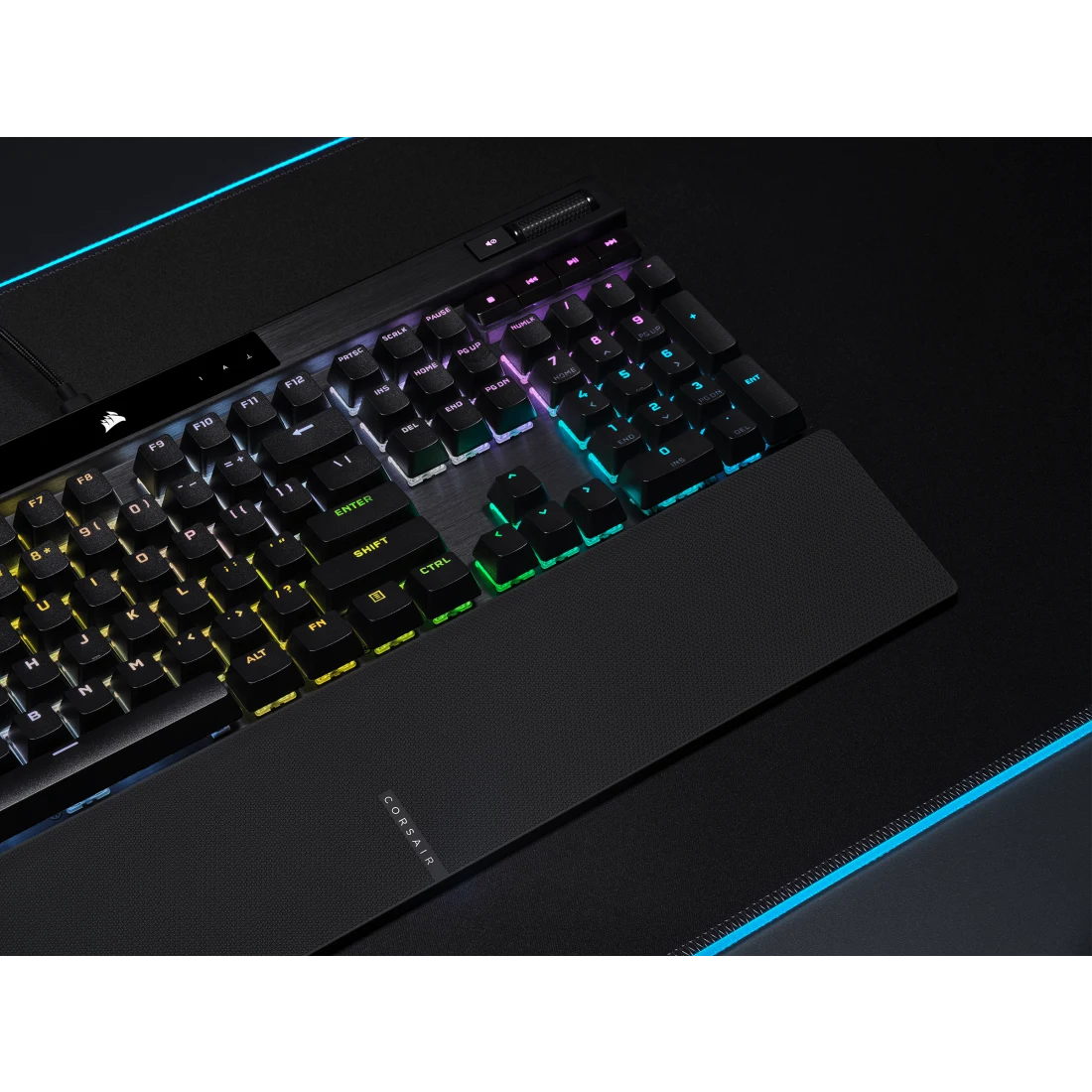 K70 PRO RGB Optical-Mechanical Gaming Keyboard with PBT DOUBLE SHOT PRO Keycaps - Thumbnail 3