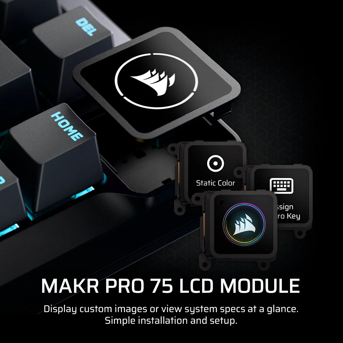 Corsair MAKR PRO 75 HE Keyboard - Thumbnail 2