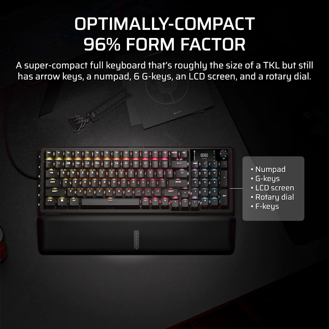 Corsair VANGUARD PRO Gaming Keyboard - Thumbnail 5