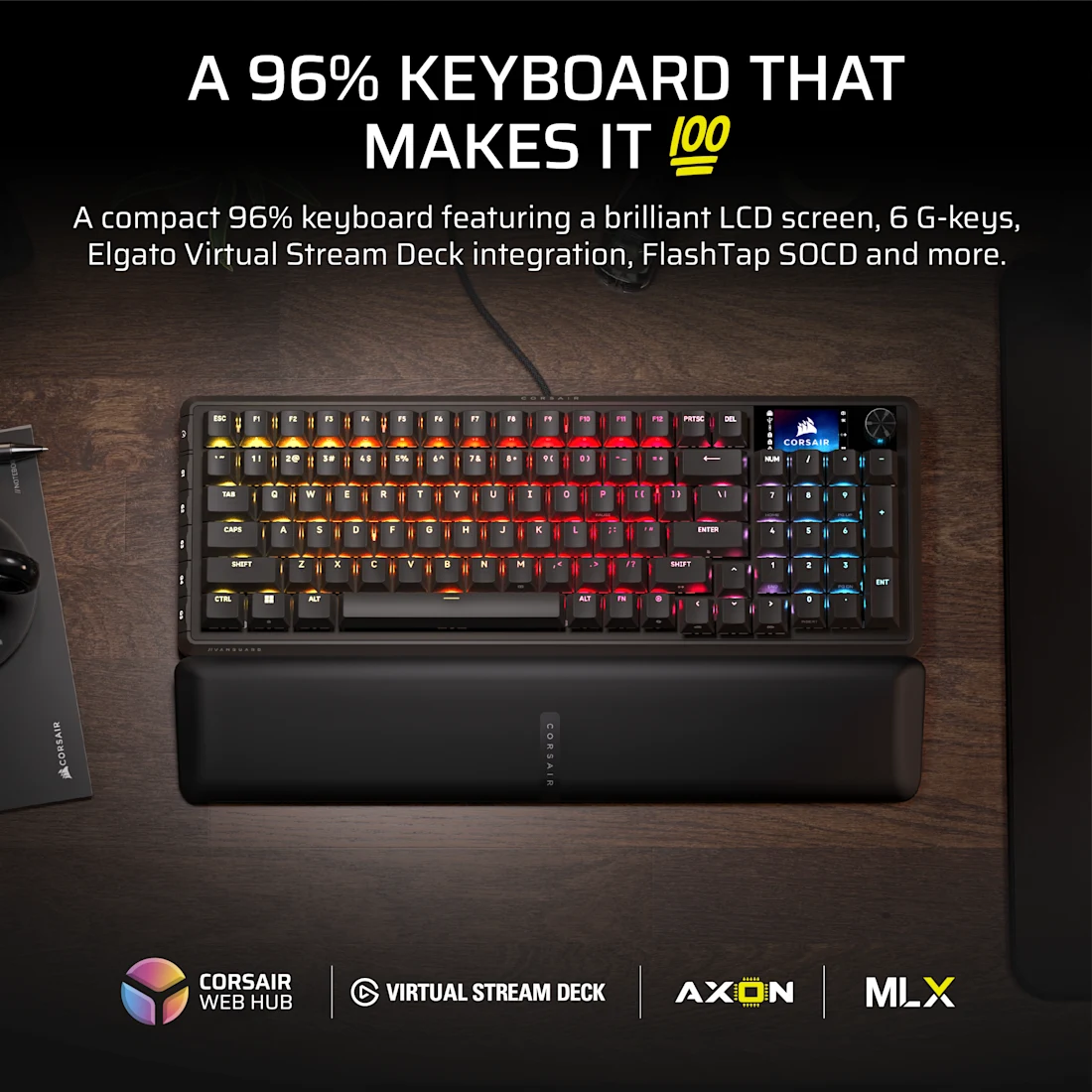 VANGUARD 96 Mechanical Gaming Keyboard - Thumbnail 4