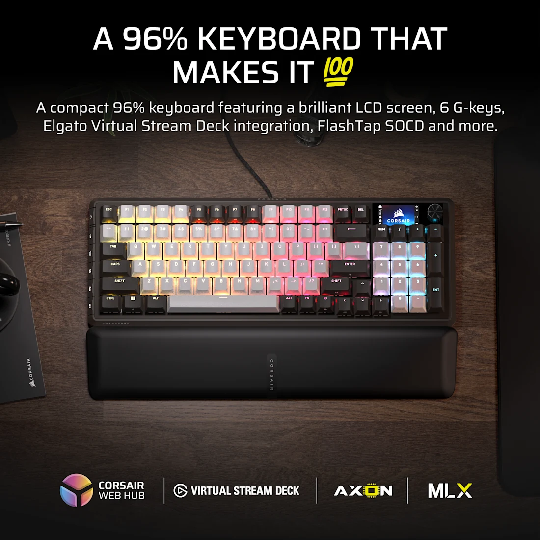 VANGUARD 96 Mechanical Gaming Keyboard - Thumbnail 2