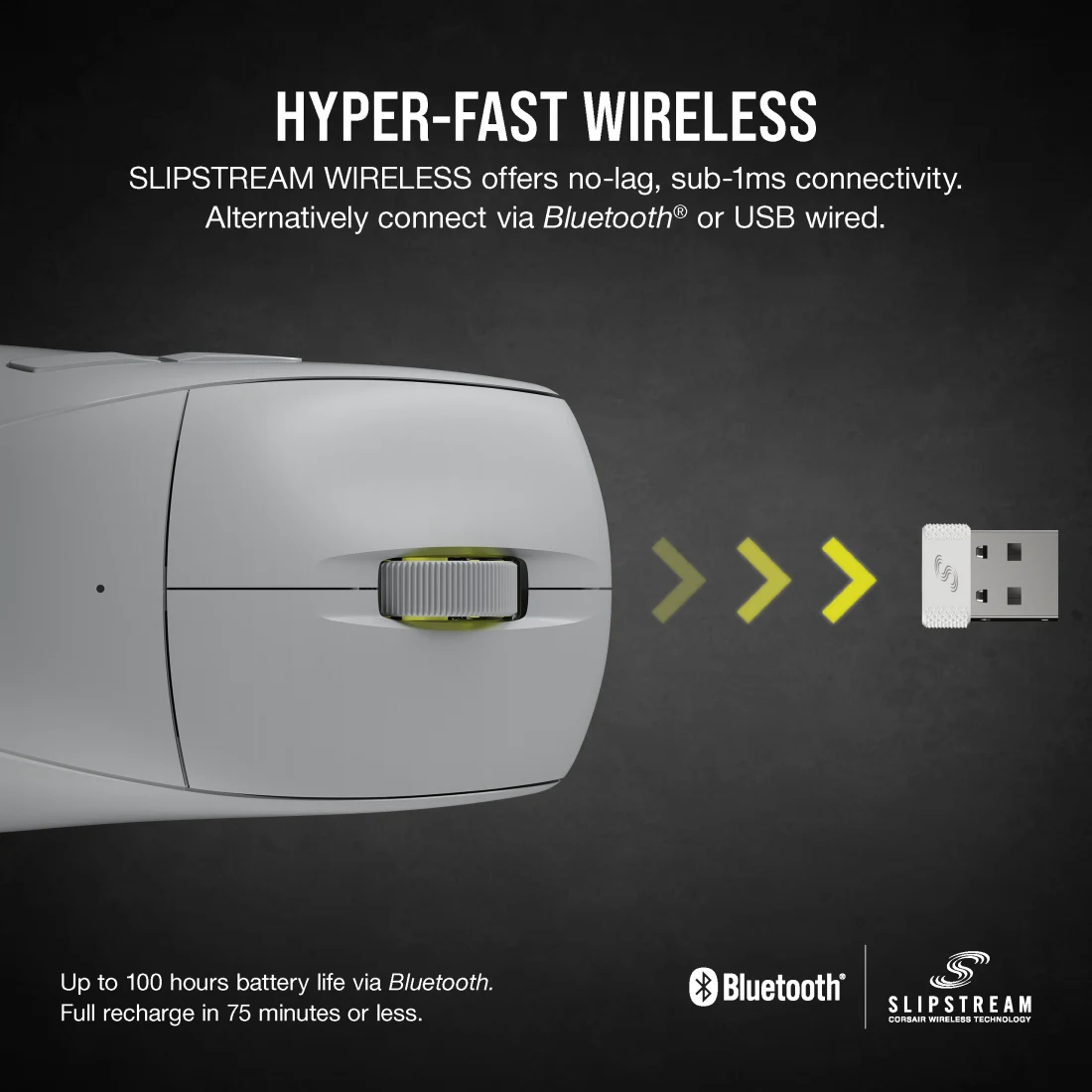 M75 AIR WIRELESS Ultra-Lightweight Gaming Mouse