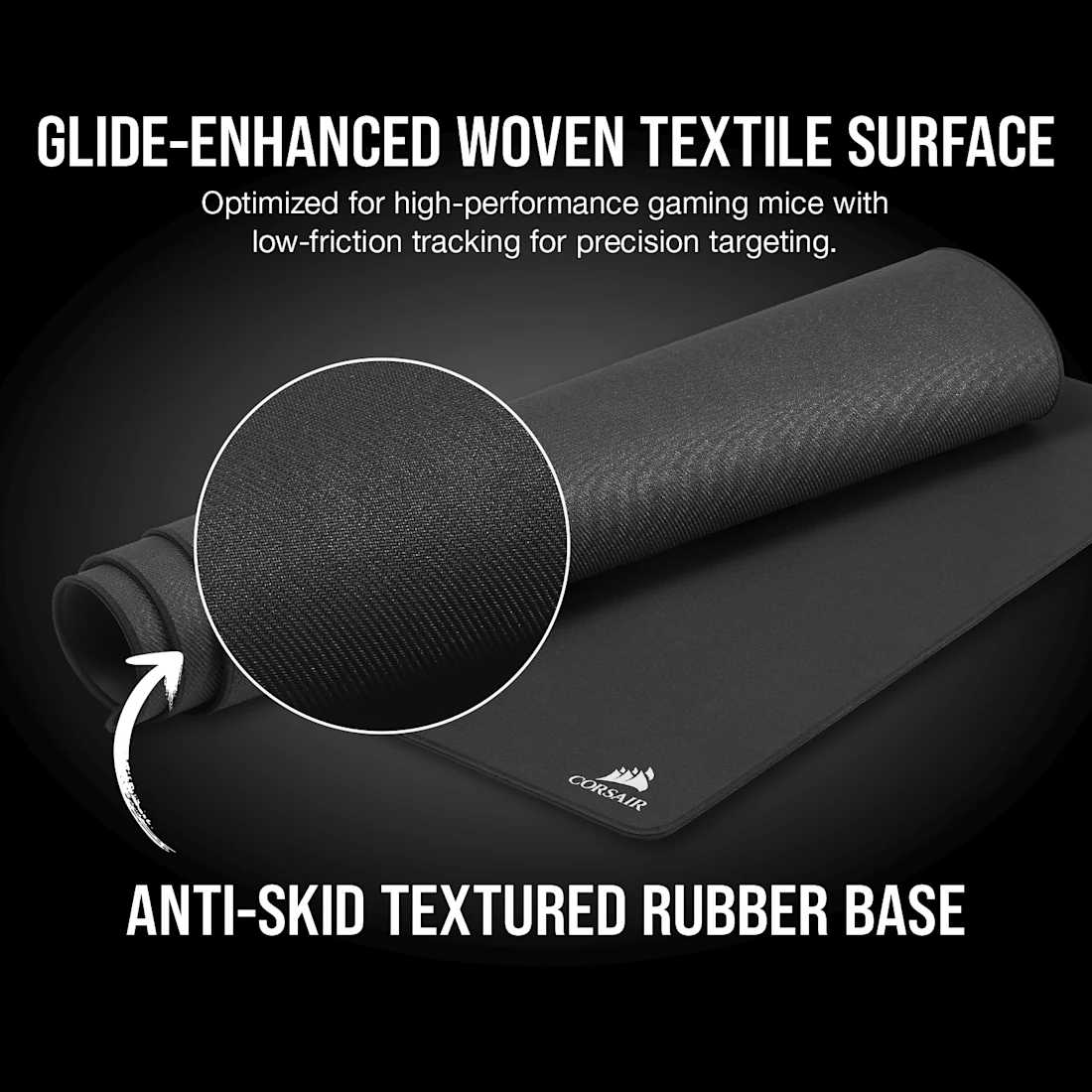 MM500 Premium Anti-Fray Cloth Gaming Mouse Pad - Thumbnail 5