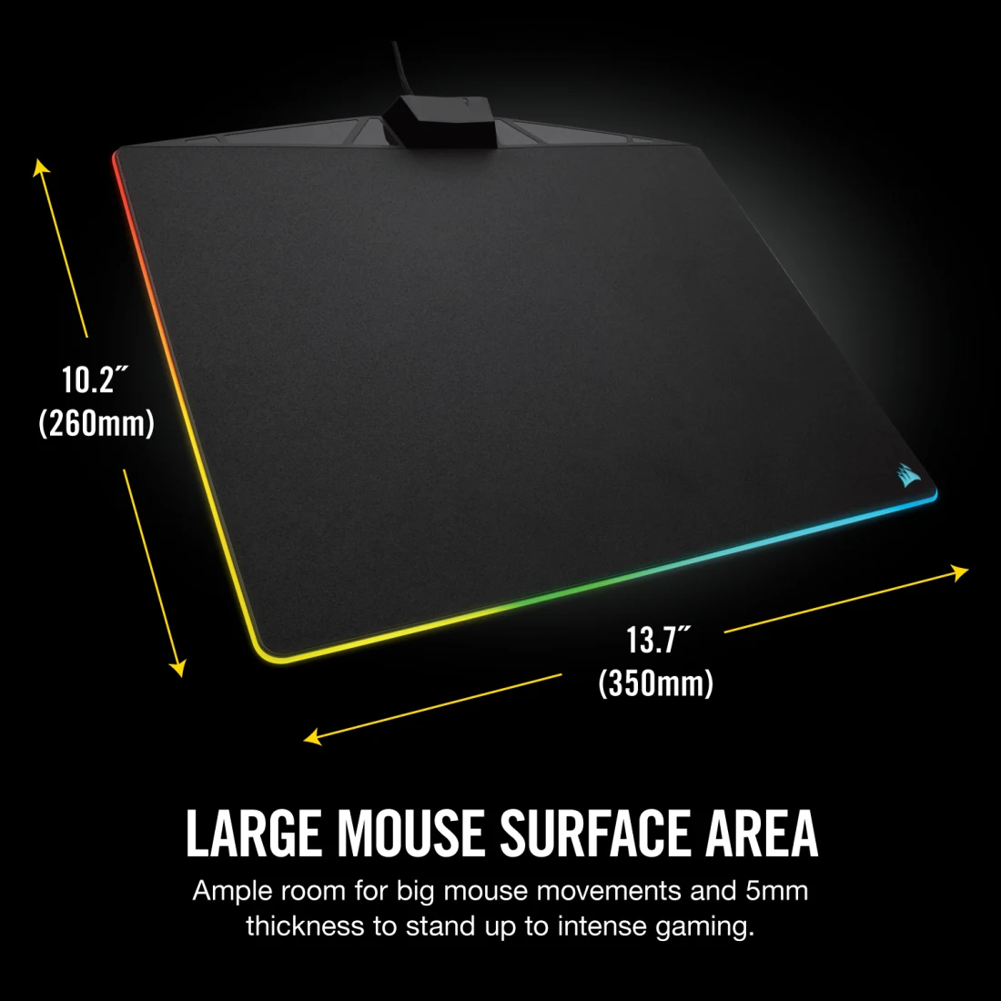 MM800 RGB POLARIS Gaming Mouse Pad