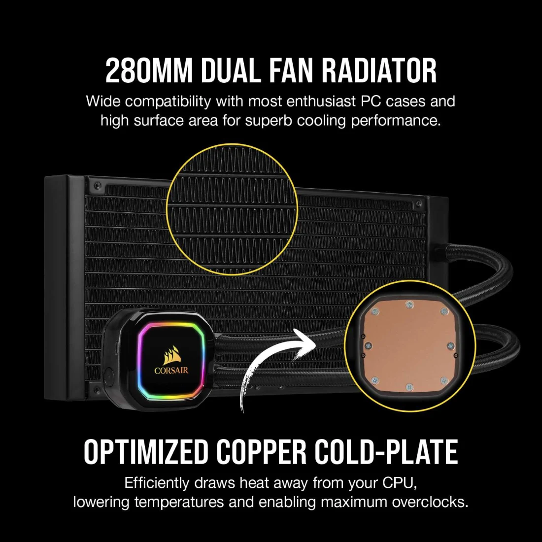 iCUE H115i RGB PRO XT Liquid CPU Cooler