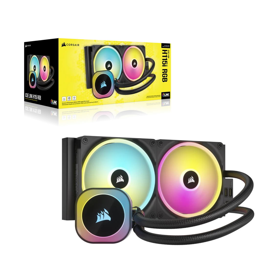 Corsair iCUE LINK RX120 RGB Magnet Dome Bearing 120mm Case Fan - Thumbnail 5