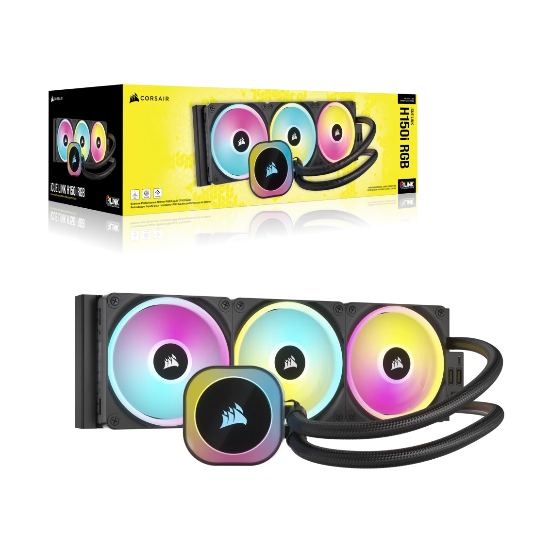 Corsair iCUE LINK H150i Liquid CPU Cooler - Thumbnail 2