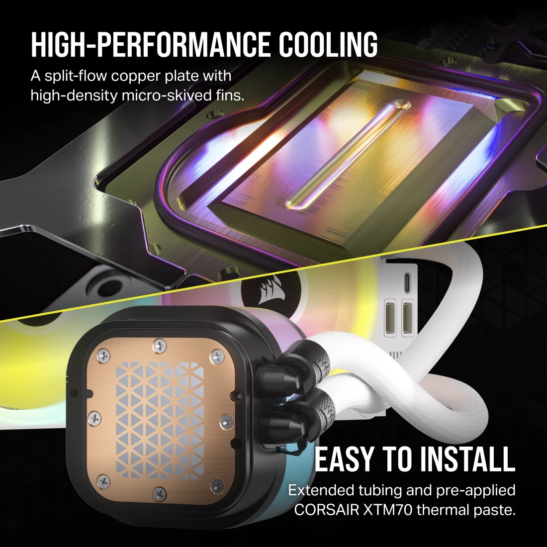 Corsair iCUE LINK H100i Water Cooling Kit - Thumbnail 4