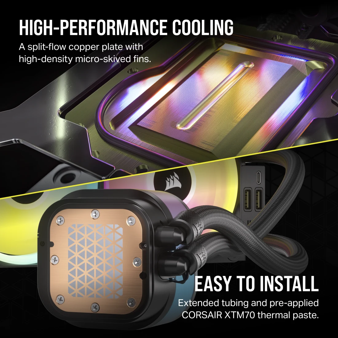iCUE LINK H150i LCD Liquid CPU Cooler
