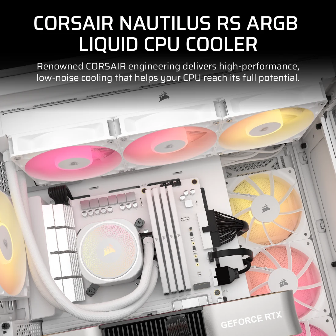 NAUTILUS 360 RS ARGB Liquid CPU Cooler - White