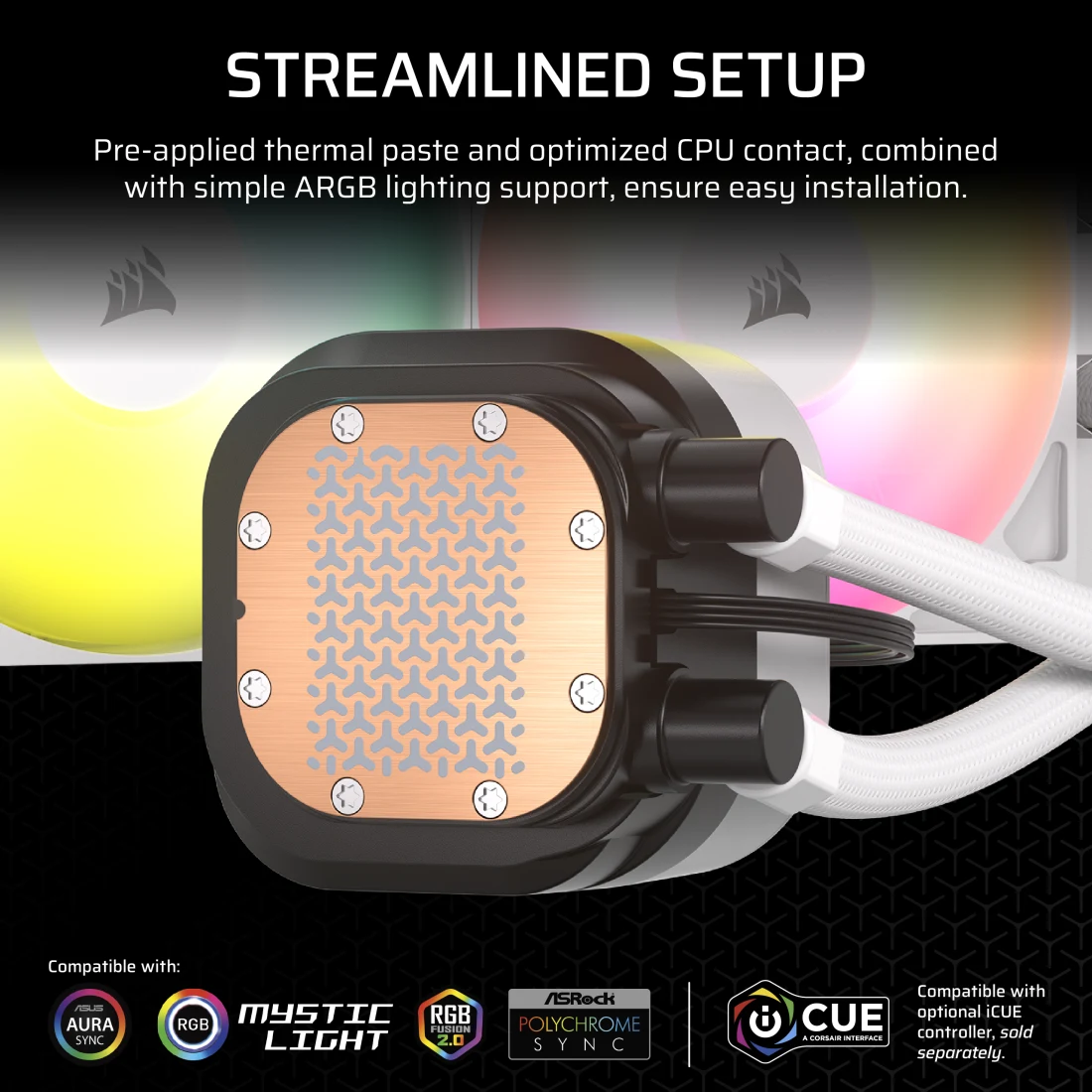 NAUTILUS 360 RS ARGB Liquid CPU Cooler - White