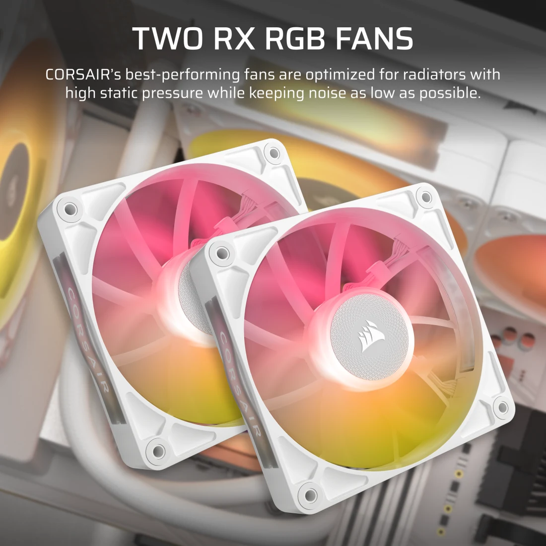 iCUE LINK TITAN 240 RX LCD Liquid CPU Cooler - White