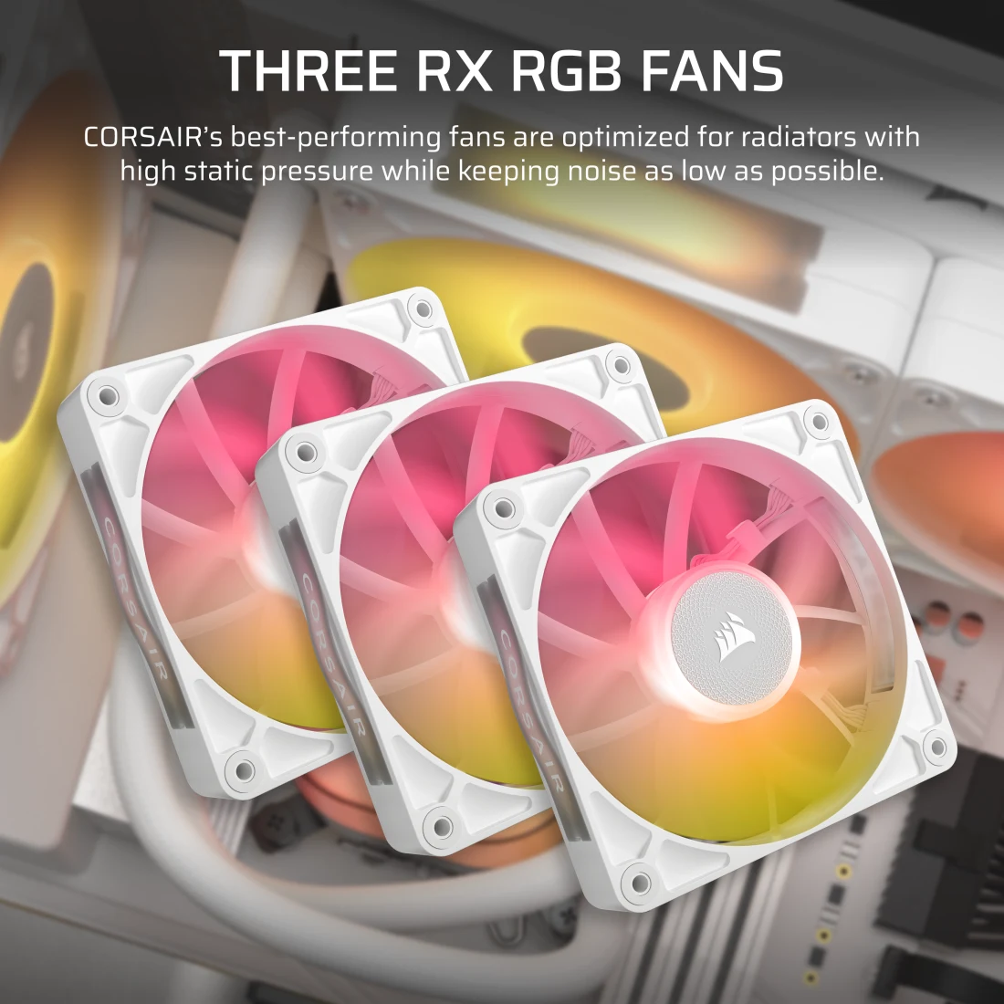 iCUE LINK TITAN 360 RX LCD Liquid CPU Cooler - White