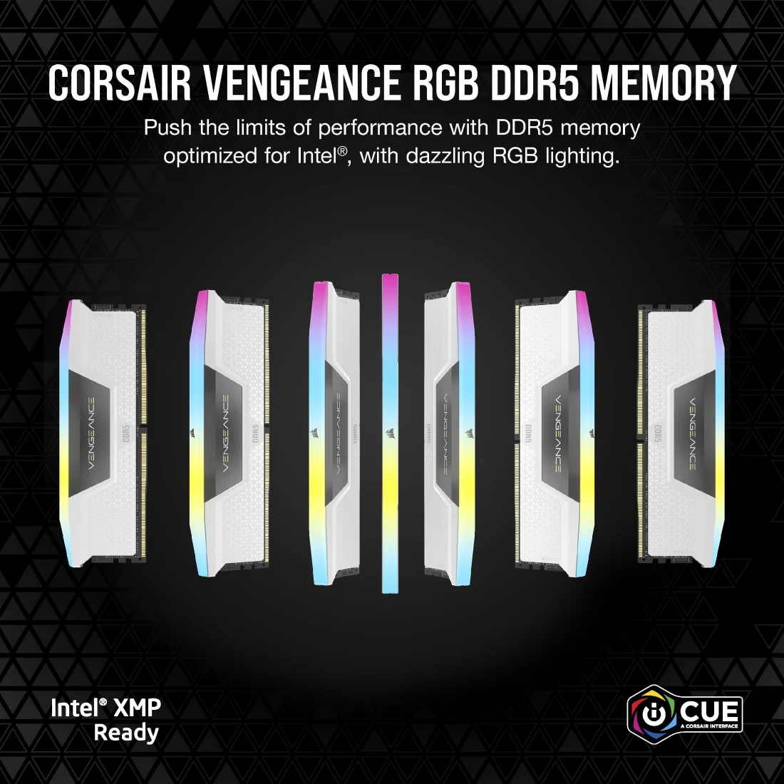 Memoria DDR5 Corsair Vengeance 64GB (32GBx2) 6600 MHz