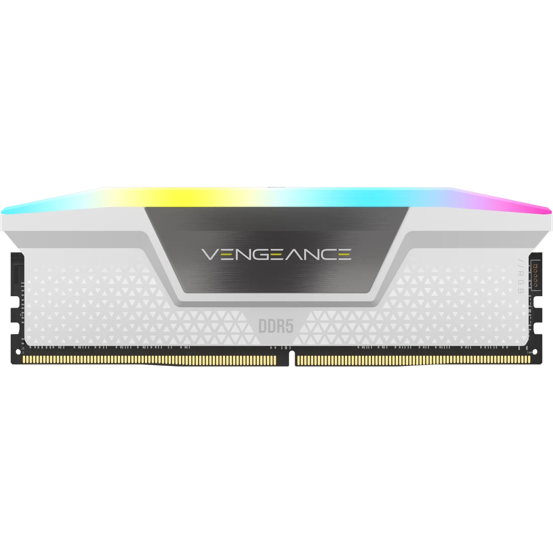 VENGEANCE® RGB 64GB (2x32GB) DDR5 DRAM 6000MT/s CL30 AMD EXPO & Intel XMP Memory Kit — White