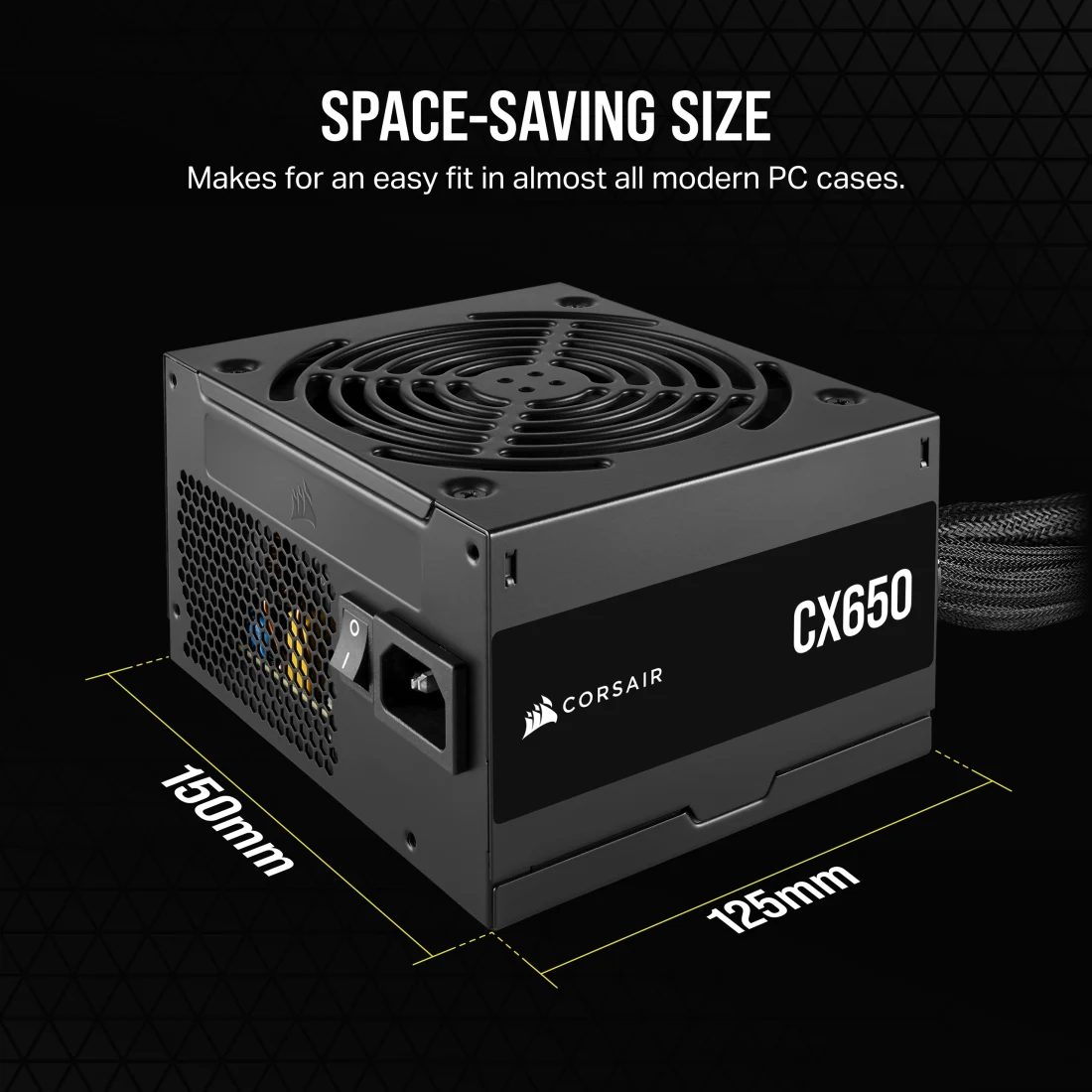 CX Series™ CX650 – 650 Watt 80 PLUS Bronze ATX Power Supply
