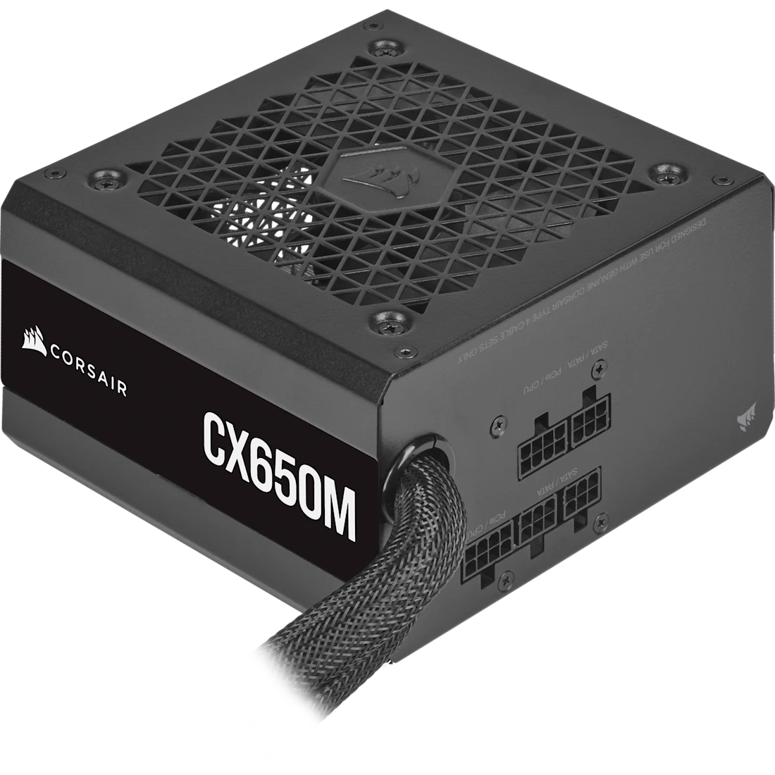 Corsair CX650M 650 Watt 80 PLUS Bronze Semi Modular ATX PSU - Thumbnail 2