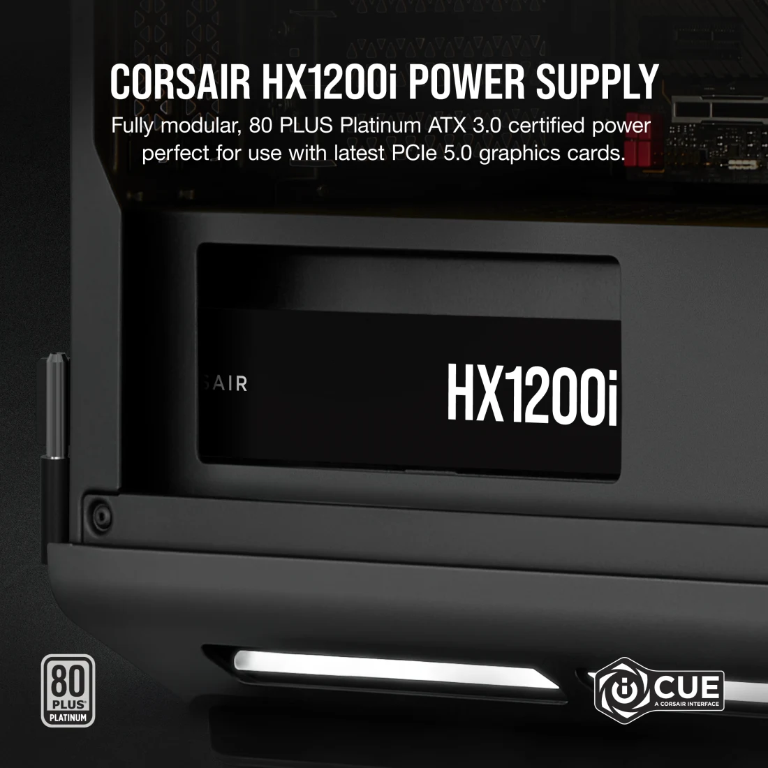 HX1200i Fully Modular Ultra-Low Noise Platinum ATX 1200 Watt PC Power Supply
