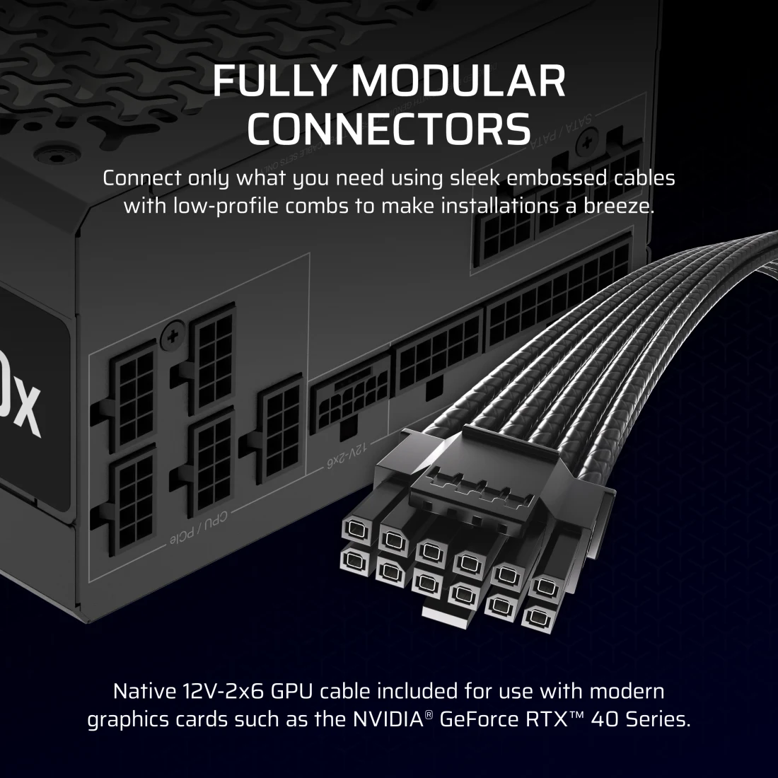 RMx Series RM850x Fully Modular Power Supply