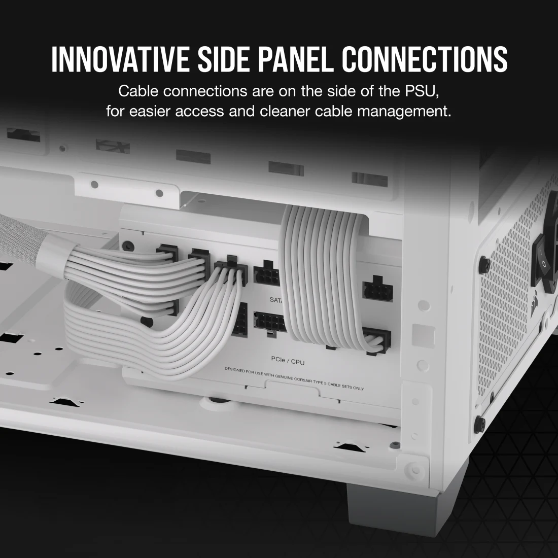 RM850x SHIFT 80 PLUS Gold Fully Modular ATX Power Supply - White