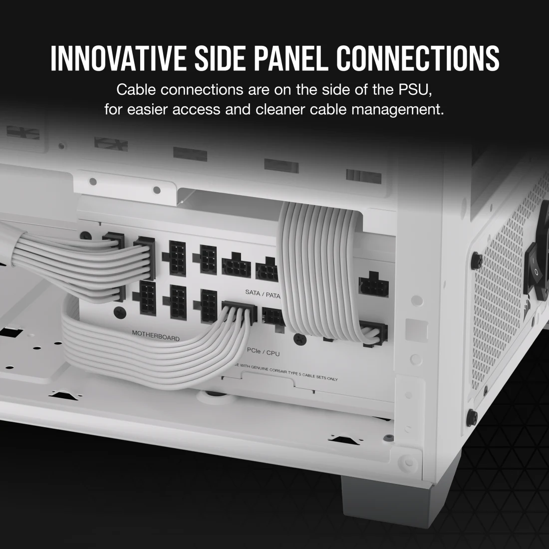 RM1200x SHIFT 80 PLUS Gold Fully Modular ATX Power Supply - White