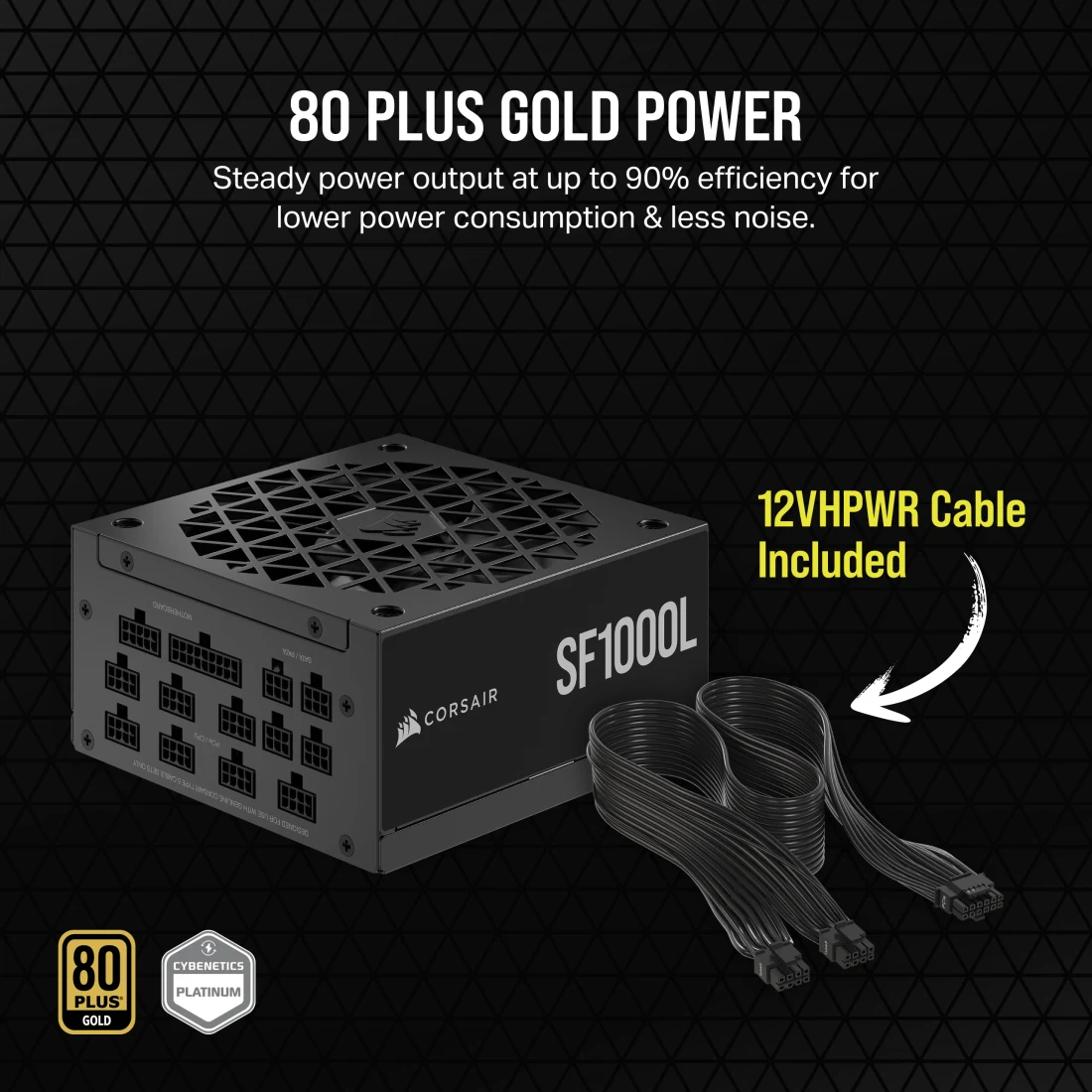 SF-L Series™ SF1000L Fully Modular Low-Noise SFX Power Supply (WW)