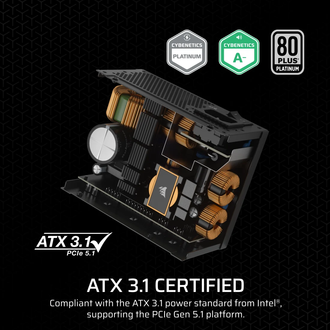 SF Series SF750 Fully Modular 80 PLUS Platinum SFX Power Supply (IN)