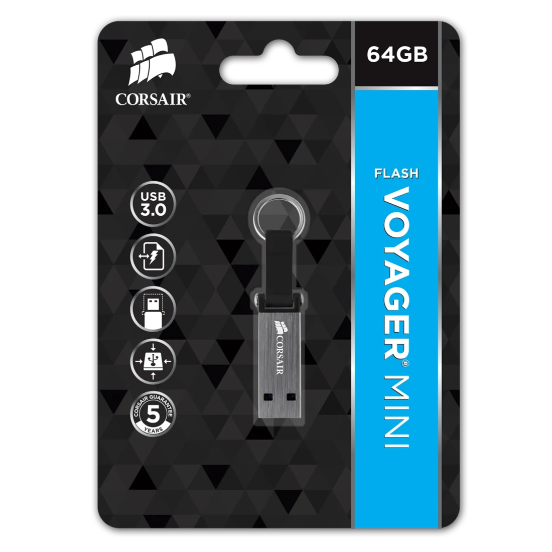 Flash Voyager Mini 64GB USB 3.0 Flash Drive - Thumbnail 3