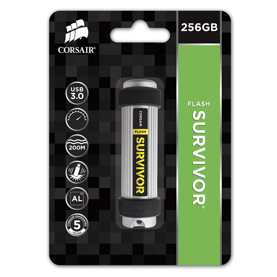 Flash Survivor 256GB USB 3.0 Flash Drive - Thumbnail 5