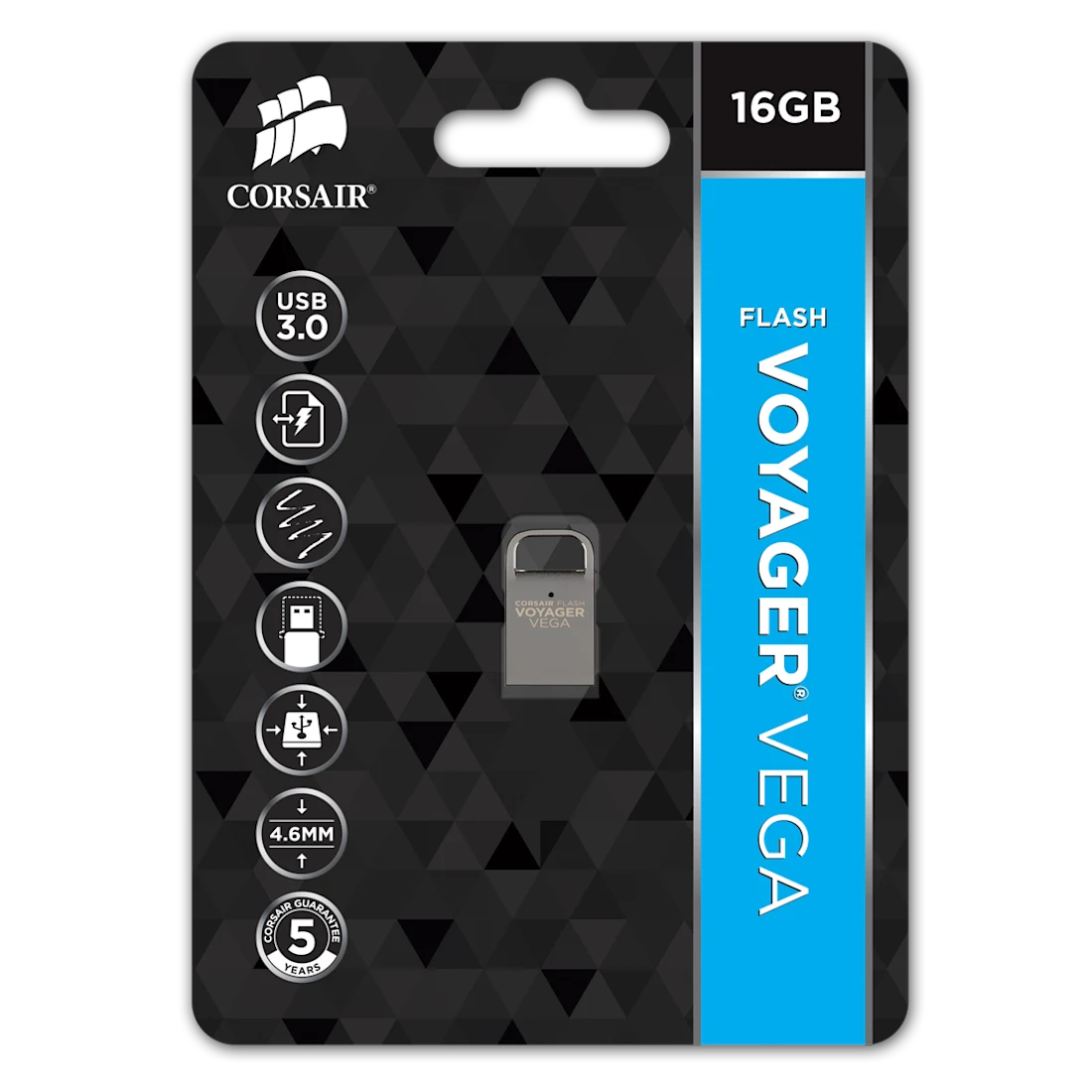 Flash Voyager Vega USB 3.0 16GB Flash Drive - Thumbnail 4