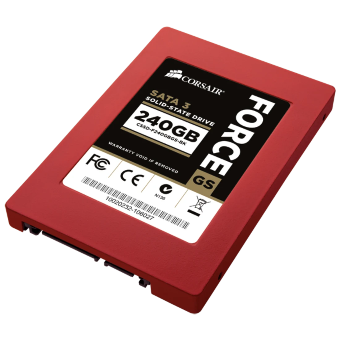 Corsair Force Series GS 240GB SATA 3 6Gb/s Solid-State Hard Drive - Thumbnail 3
