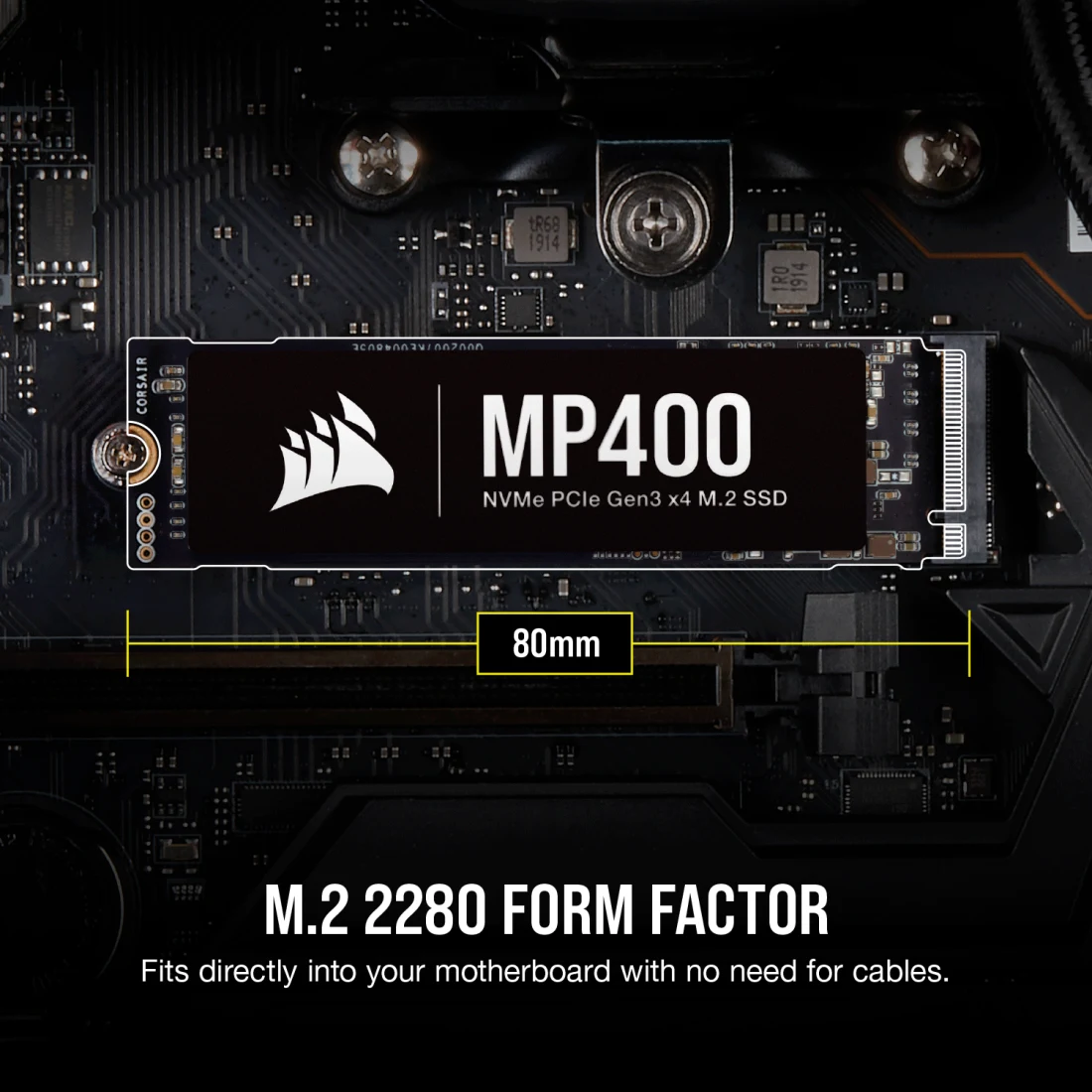 Corsair MP400 4TB NVMe PCIe M.2 SSD - Thumbnail 4