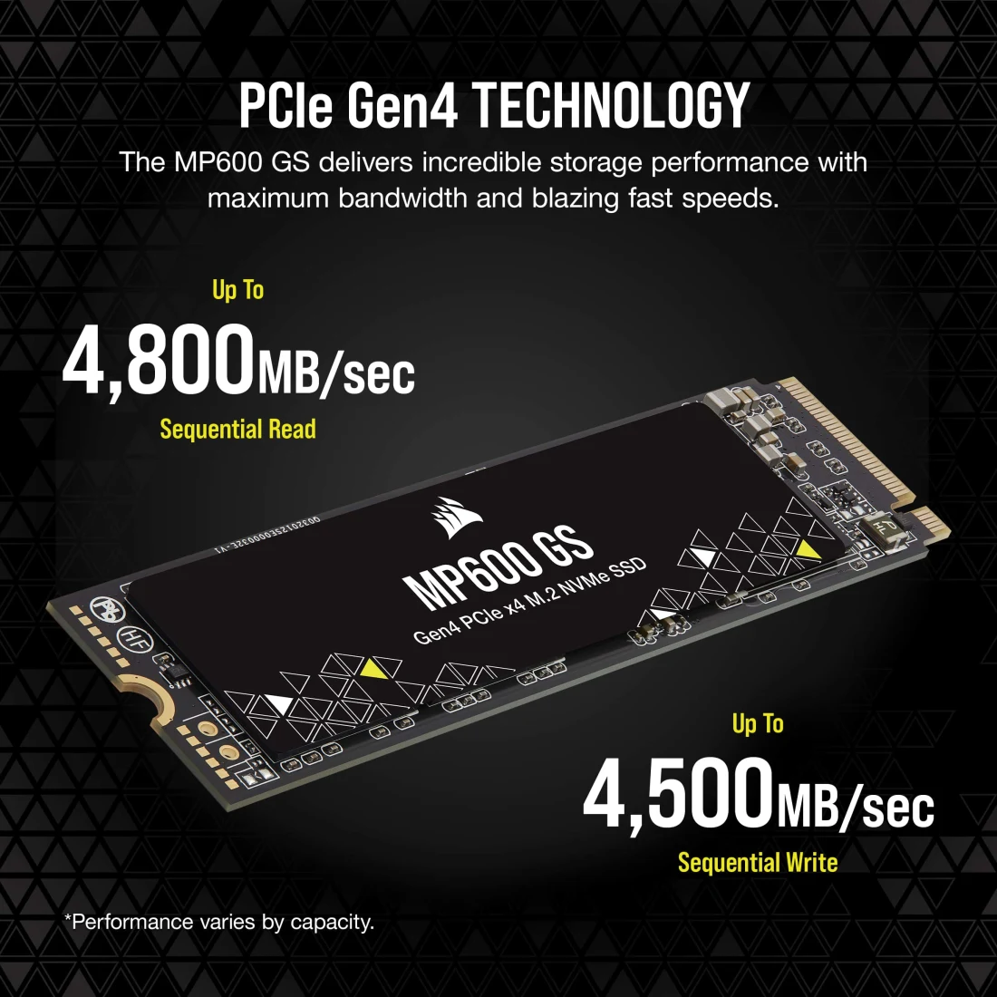 MP600 GS 1TB PCIe 4.0 NVMe M.2 SSD - Thumbnail 3