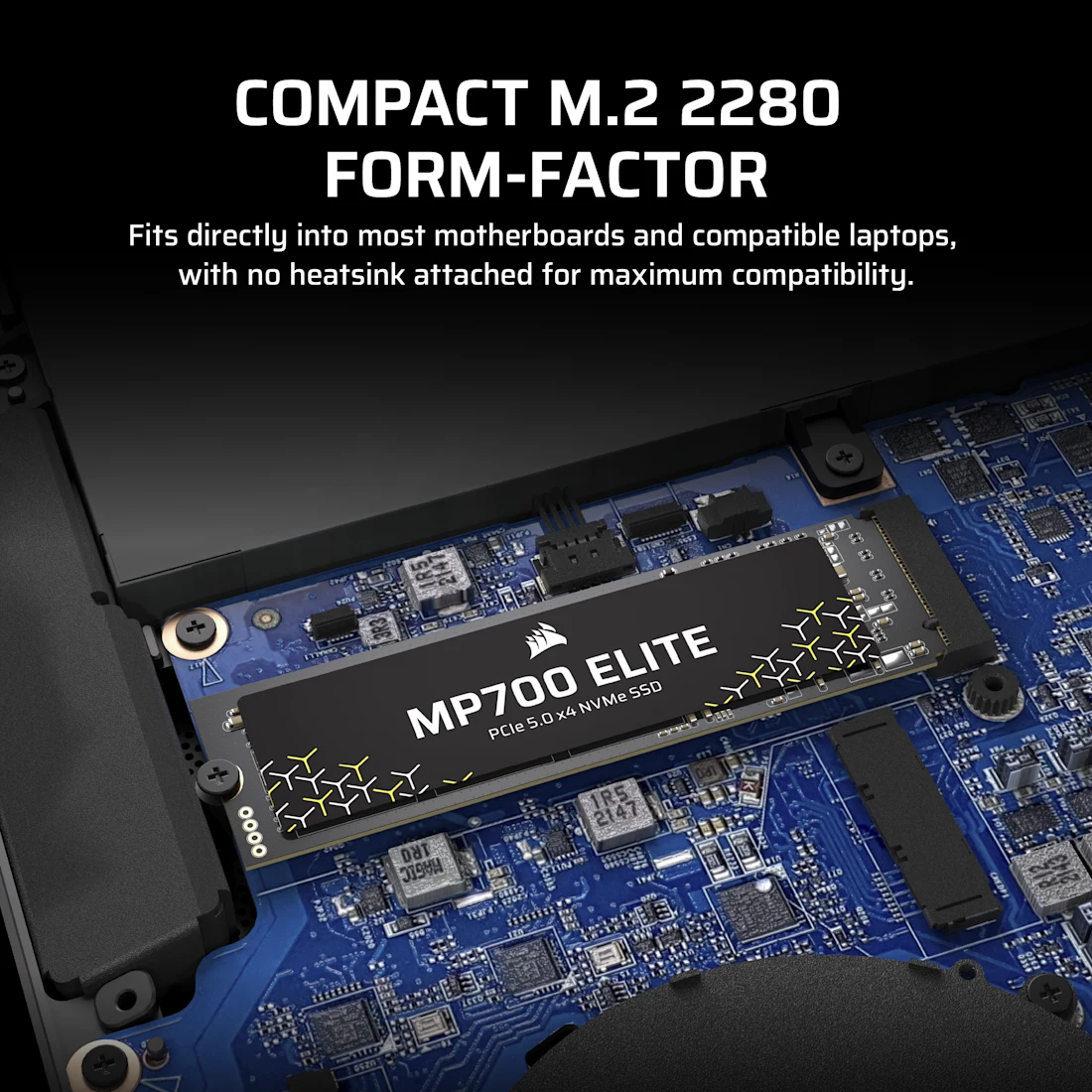 MP700 ELITE 1TB PCIe 5.0 (Gen 5) x4 NVMe M.2 SSD