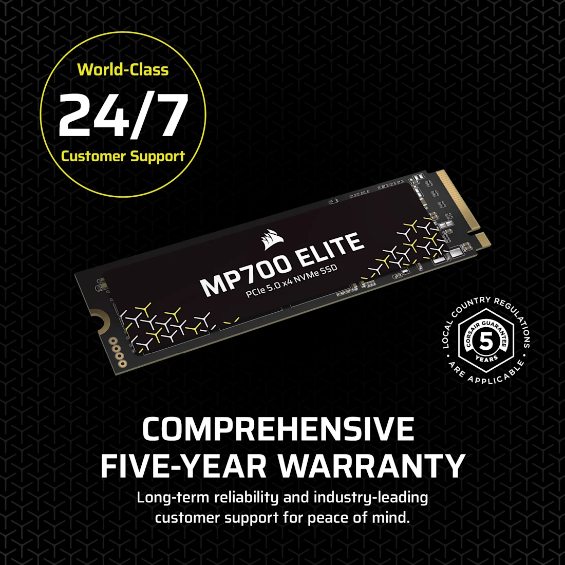 MP700 ELITE 2TB PCIe 5.0 (Gen 5) x4 NVMe M.2 SSD