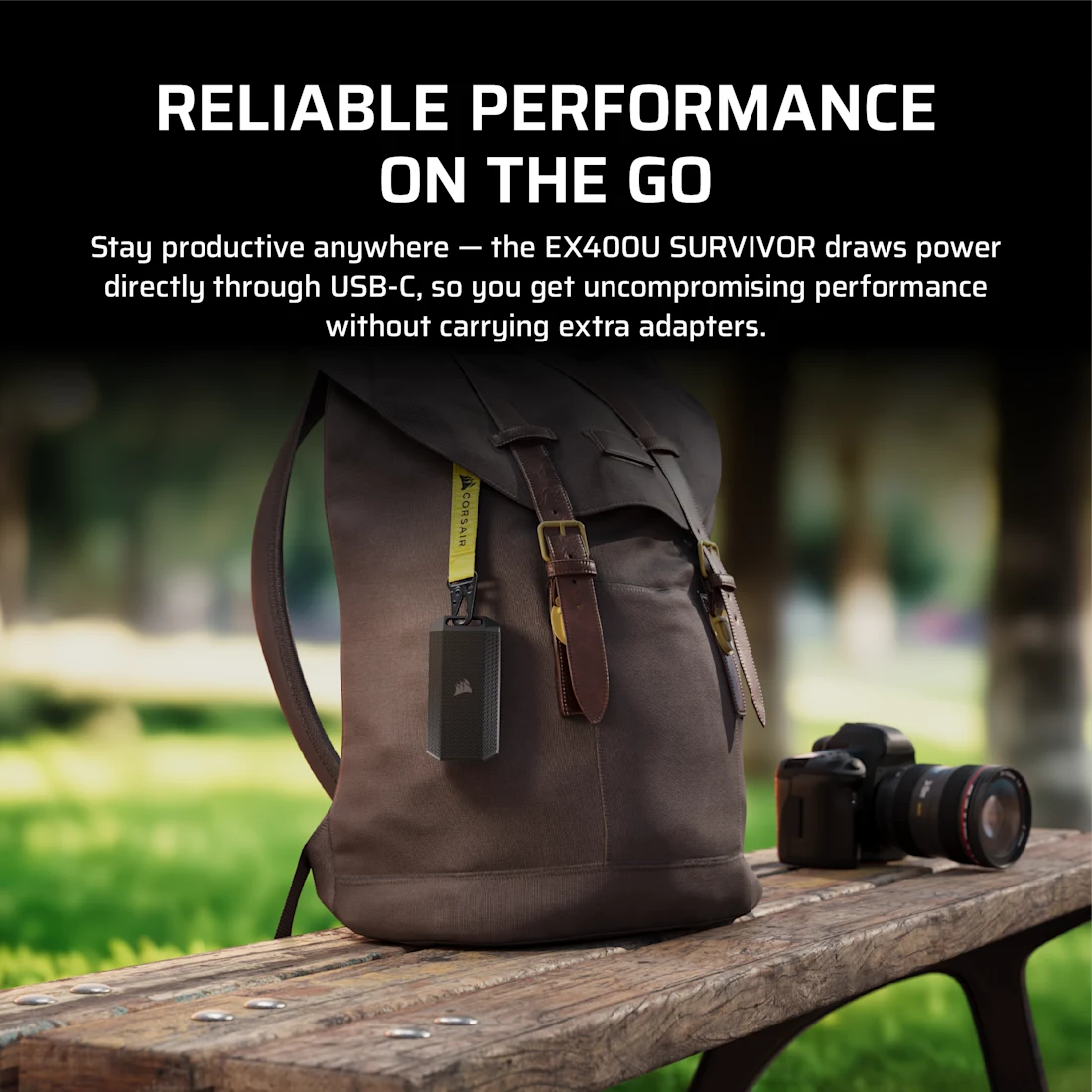 Corsair EX400U SURVIVOR 4TB USB4 External SSD - Thumbnail 4