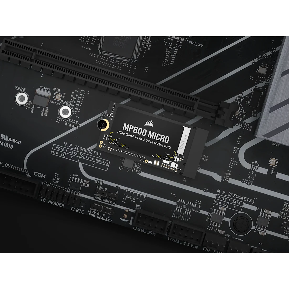 Corsair MP600 Micro SSD - Thumbnail 5