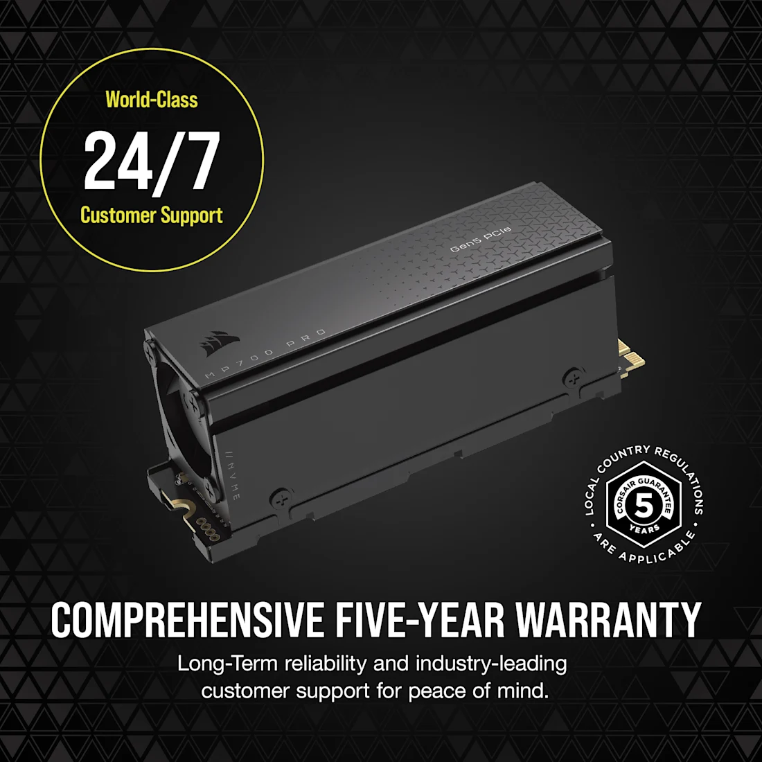 Corsair MP700 PRO 4TB with Air Cooler