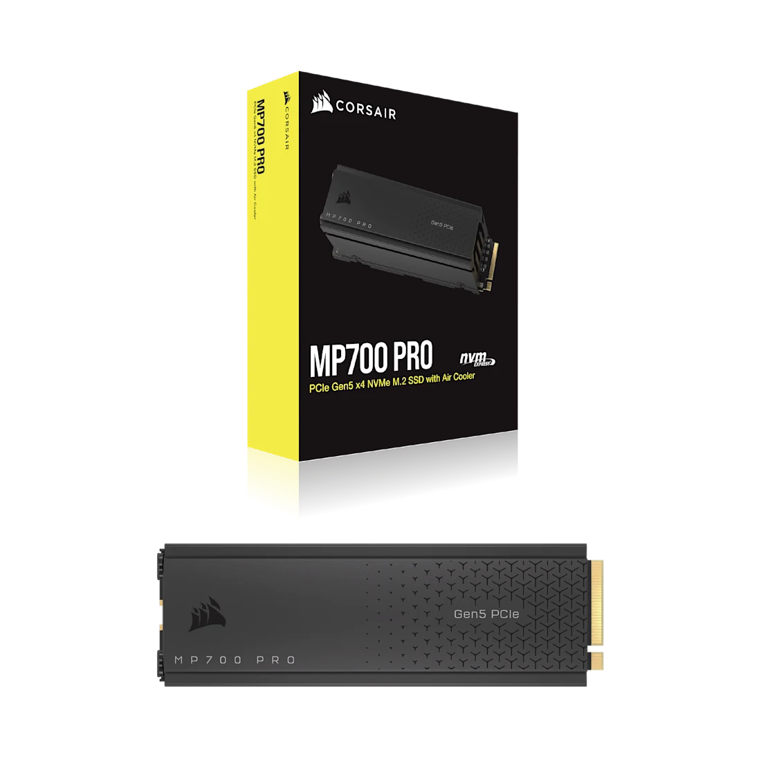 Corsair MP700 PRO XT 1TB PCIe Gen 5 NVMe M.2 Internal SSD - Thumbnail 2