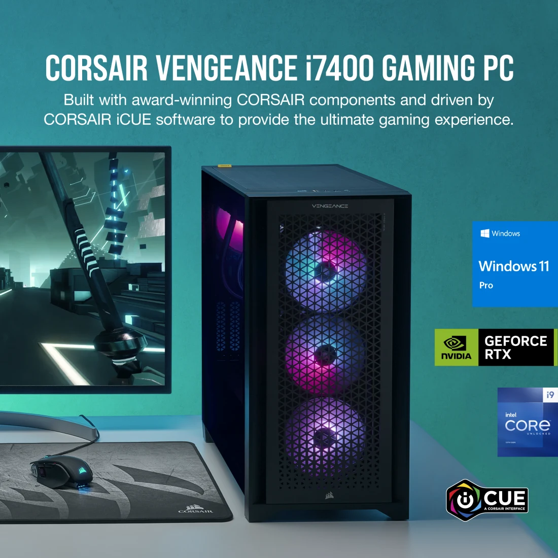 CORSAIR VENGEANCE i7400 Gaming PC