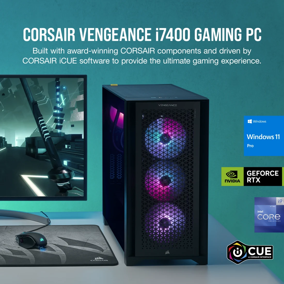 CORSAIR VENGEANCE i7400 Gaming PC - Thumbnail 5